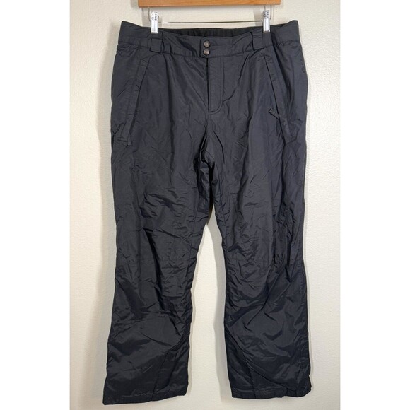 Columbia Omni-Shield Winter Ski Snow Pants Black Waterproof Womens Size Large L‎ - Picture 1 of 14
